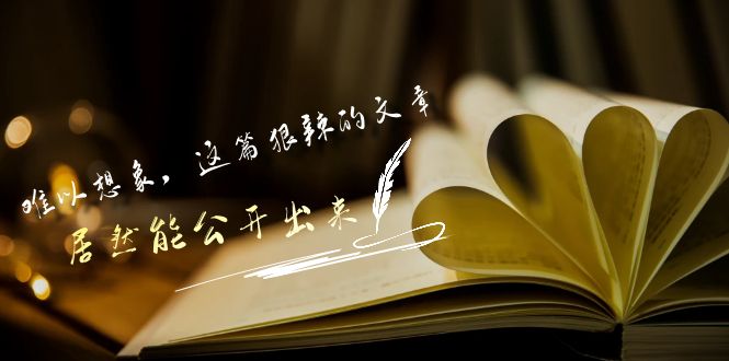 某付费文章《难以 想象，这篇狠辣的文章，居然能公开出来》 - 中创网