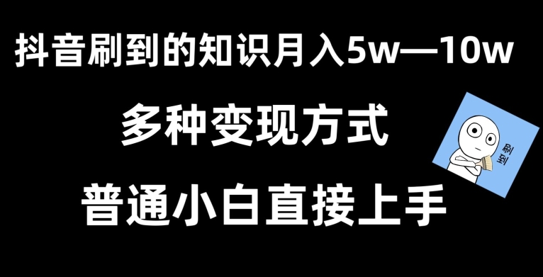 抖音刷到的知识，每天只需2小时，日入2000+，暴力变现，普通小白直接上手 - 冒泡网