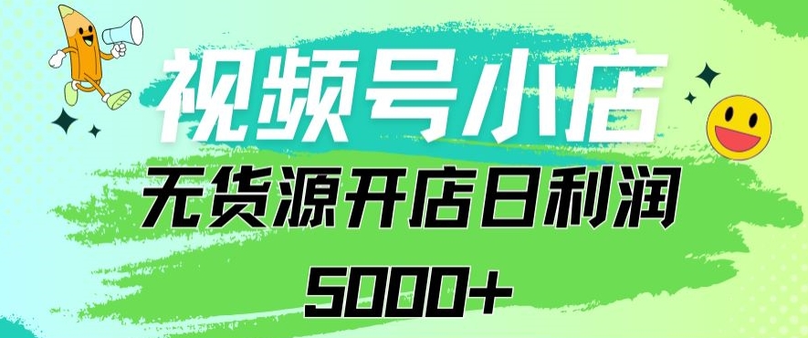 视频号无货源小店从0到1日订单量千单以上纯利润稳稳5000+ - 冒泡网