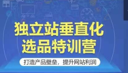 独立站垂直化选品特训营，打造产品壁垒，提升网站利润 - 冒泡网