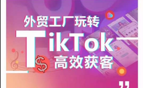 外贸工厂玩转TikTok高效获客，多种引流方式与账号定位技巧，拆解爆款短视频打造成功案例 - 冒泡网