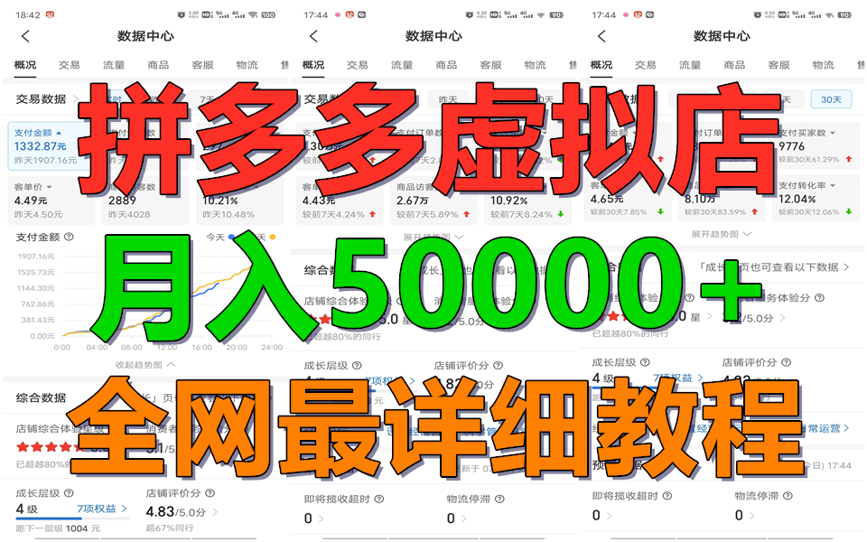 拼多多虚拟电商训练营月入50000+你也行，暴利稳定长久，副业首选 - 福缘网