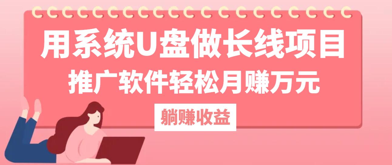 用系统U盘做长线项目，推广软件轻松月赚万元 - 福缘网