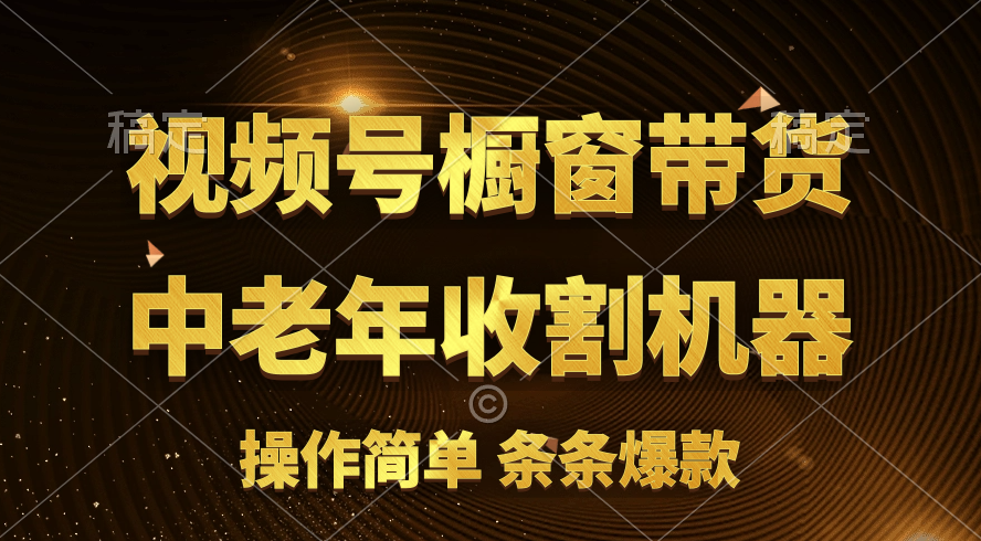 视频号最火爆赛道，橱窗带货，流量分成计划，条... - 中创网