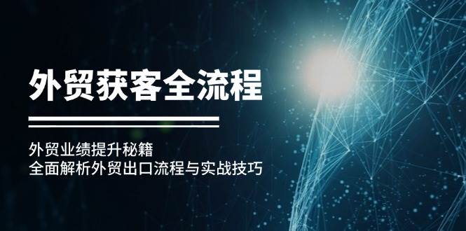 外贸获客全流程：外贸业绩提升秘籍：全面解析外贸出口流程与实战技巧 - 中创网