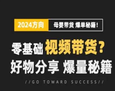 短视频母婴赛道实操流量训练营，零基础视频带货，好物分享，爆量秘籍 - 冒泡网