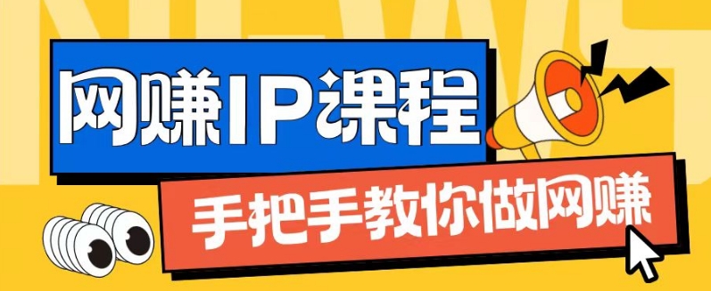 ip合伙人打造1.0，从0到1教你做网创，实现月入过万 - 冒泡网