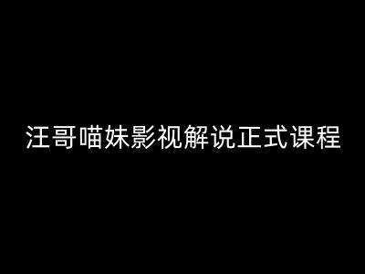 汪哥影视解说正式课程：剪映/PR教学/视解说剪辑5大黄金法则/全流程剪辑7把利器等等 - 冒泡网