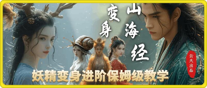 云天AI山海经变身视频教程，妖精变身进阶保姆级教学 - 冒泡网